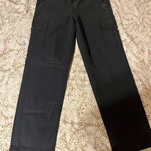 American Eagle Outfitters Dark Navy Blue Straight Leg Pants